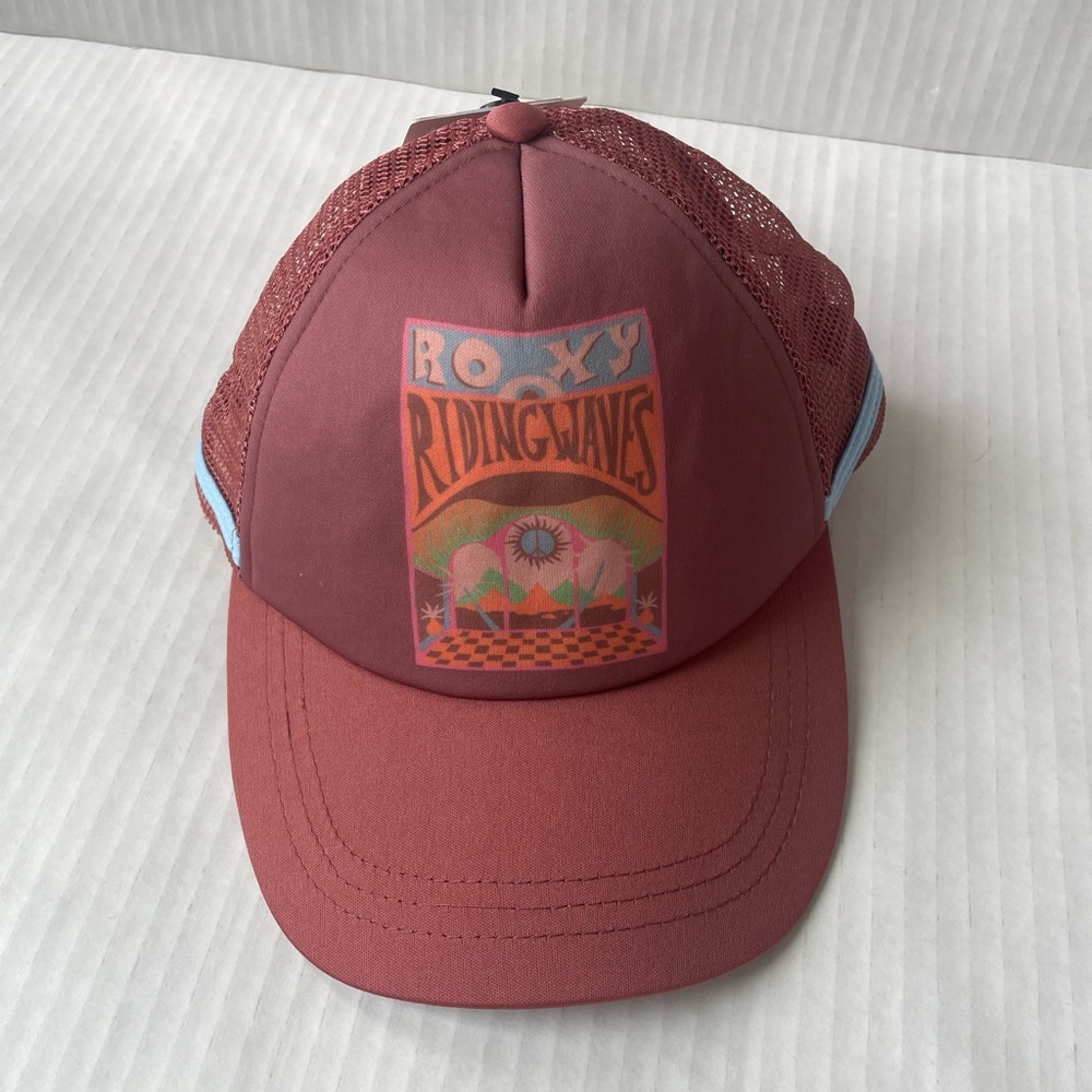 Roxy Dig This Trucker Hat - Cedar Wood Surfer Style Summer Beach NWT